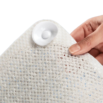 Deluxe Loofah Shower Mat -  Spring Meadow