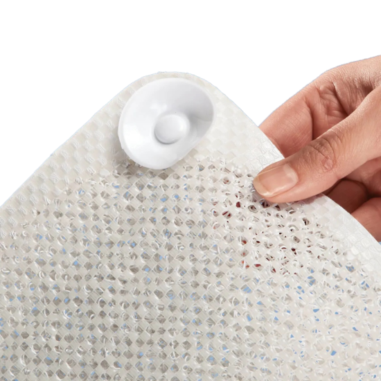 Deluxe Loofah Shower Mat -  Spring Meadow