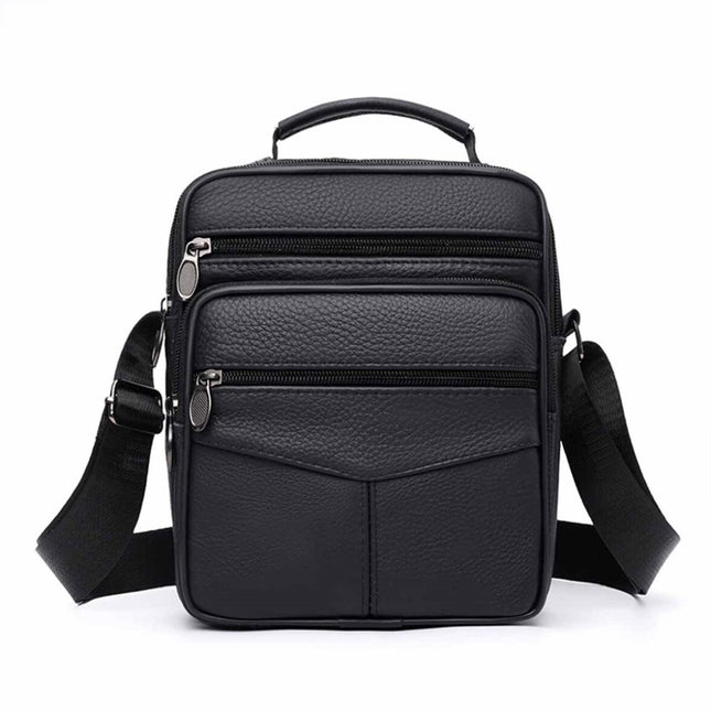 Men's Leather Messenger Bag