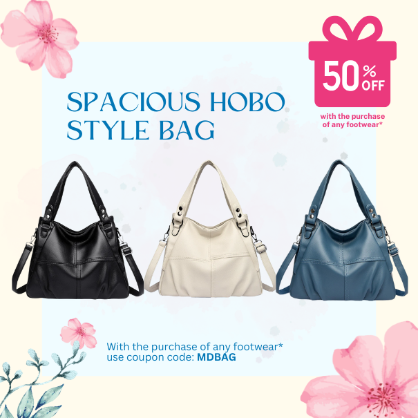 Spacious Hobo Style Bag